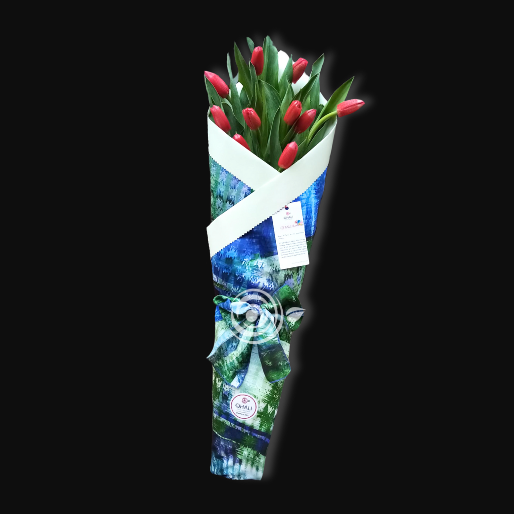 "QHALI Ramo" de Tulipanes